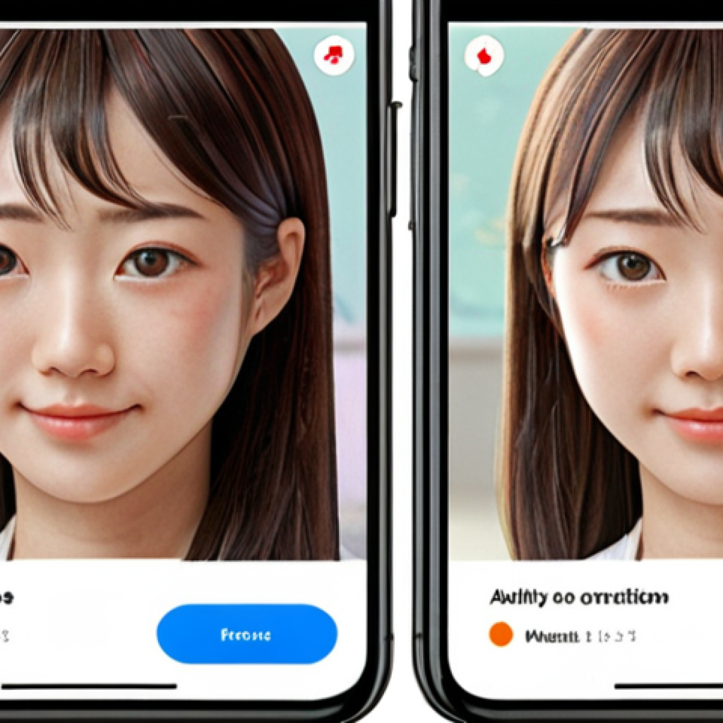 **

Prompt:  "Matching app interface for digital companions. Focus on personality quiz results, suggesting ideal companion matches.  Modern Japanese UI elements, bright and friendly."

**