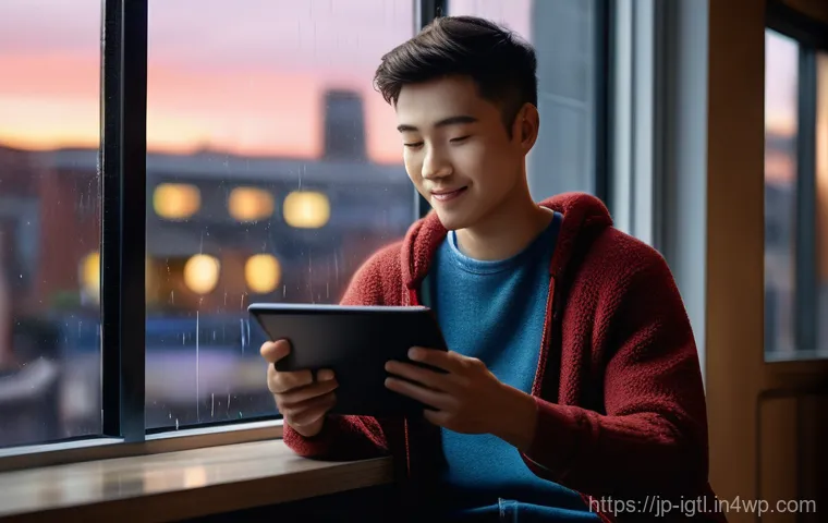 디지털 컴패니언십과 심리적 요소 - **Prompt 1: A Digital Companion Offering Solace**
    "A young adult, dressed in comfortable casual ...