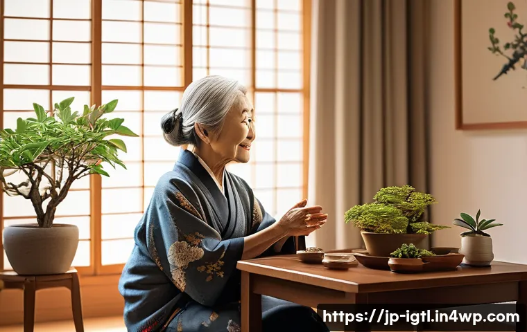 디지털 컴패니언십을 위한 교육 프로그램 - **Prompt:** A heartwarming scene where an elderly Japanese woman, with kind eyes and a gentle smile,...