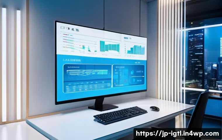 디지털 컴패니언십의 진화 과정 - A futuristic digital companion interface displayed on a sleek transparent screen, showing real-time ...