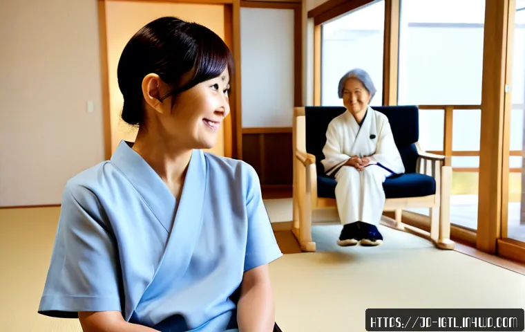 디지털 컴패니언십과 기업의 사회적 역할 - Photorealistic warm scene in a modern Japanese community center, a friendly humanoid companion robot...